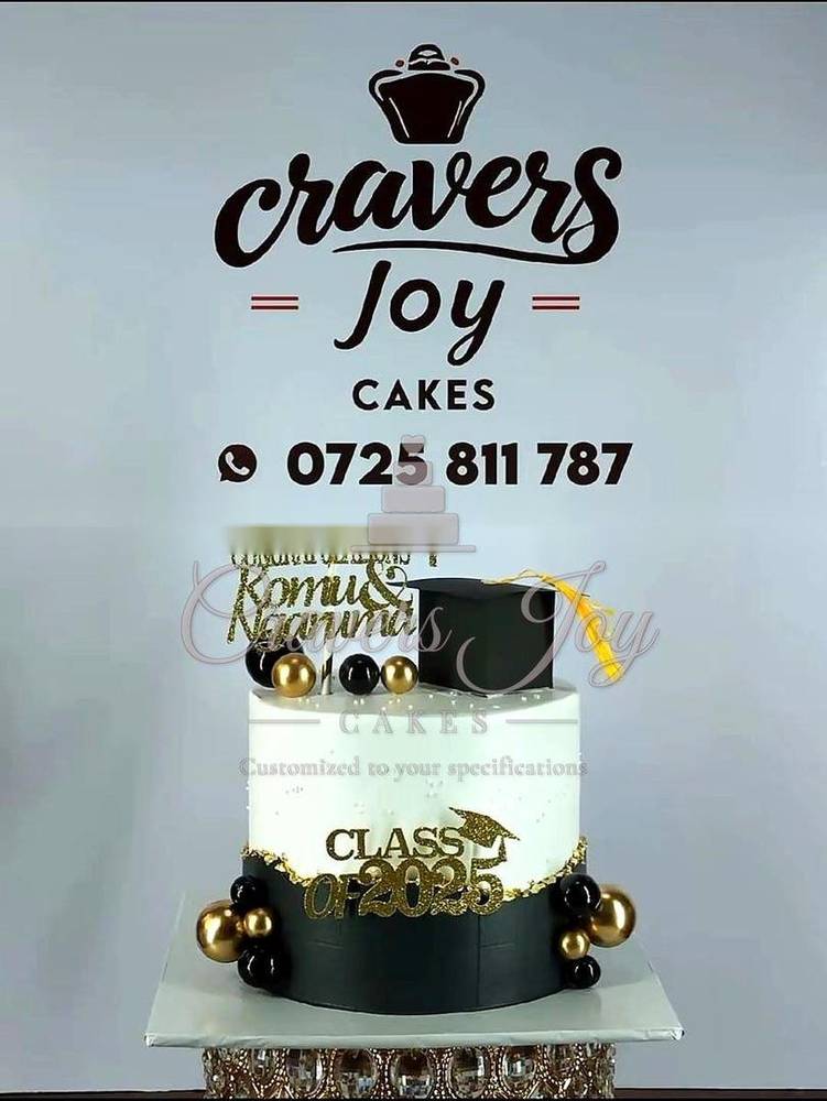 Class of 2025 graduation cake by Cravers Joy Cakes, Juja