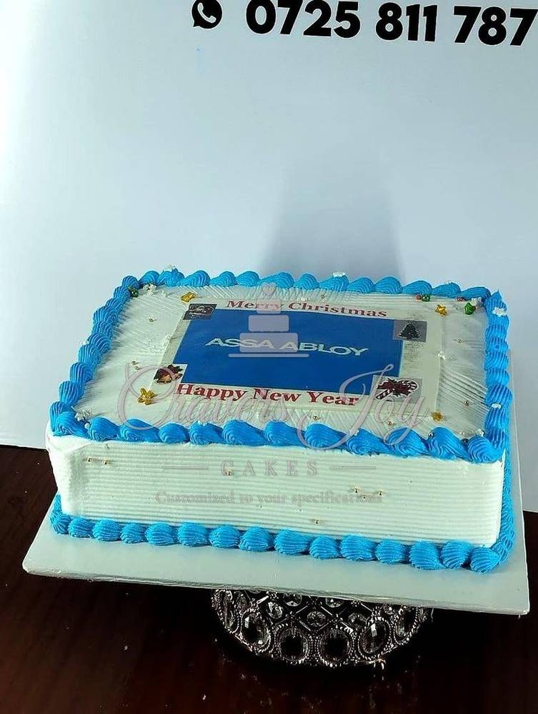 ASSA ABLOY corporate Christmas cake by Cravers Joy Cakes, Juja