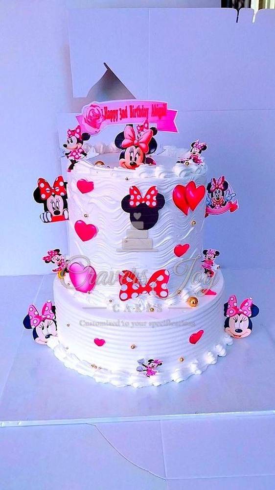 Minnie Mouse 3rd birthday by Cravers Joy Cakes, Juja