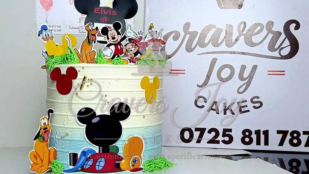 Kids character birthday cake by Cravers Joy Cakes, Juja