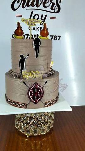 Boyhood to Manhood – Maasai shield by Cravers Joy Cakes