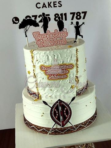 Boyhood to Manhood rite-of-passage cake by Cravers Joy Cakes