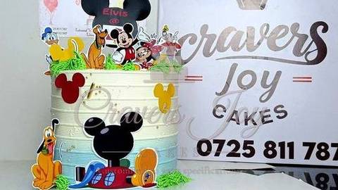 Kids character birthday cake by Cravers Joy Cakes